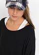 Maglia lunga con top in misto viscosa, bonprix