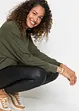 Maglia lunga con top in misto viscosa, bonprix