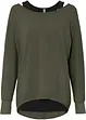 Maglia lunga con top in misto viscosa, bonprix