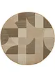 Tappeto rotondo da interno ed esterno in fantasia grafica, bpc living bonprix collection