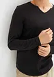 Maglia a maniche lunghe in puro cotone, slim fit, bonprix