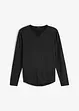 Maglia a maniche lunghe in puro cotone, slim fit, bonprix