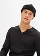 Maglia a maniche lunghe in puro cotone, slim fit, bonprix