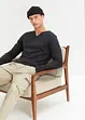 Maglia a maniche lunghe in puro cotone, slim fit, bonprix