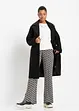 Maglione oversize a costine in misto viscosa, bonprix