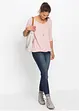 Maglia oversize in misto viscosa, bonprix