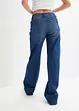 Jeans wide leg elasticizzati, vita media, bonprix