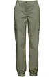 Pantaloni cargo elasticizzati con cotone, bonprix