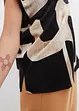 Blusa stile tunica in satin, bonprix