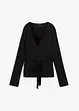 Cardigan a portafoglio per lo sport, bonprix