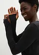 Cardigan a portafoglio per lo sport, bonprix