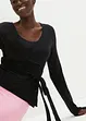 Cardigan a portafoglio per lo sport, bonprix