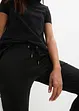 Pantaloni da jogging ad asciugatura rapida con bottoni automatici, bonprix