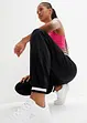 Pantaloni in felpa di misto cotone elasticizzato, bonprix