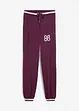 Pantaloni in felpa di misto cotone elasticizzato, bonprix