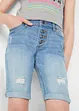 Bermuda di jeans elasticizzati, vita media, bonprix