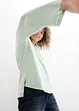 Maglia a maniche lunghe oversize con maniche ampie e spacchi ai lati, bpc bonprix collection