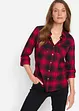 Camicia a quadri in puro cotone, bonprix