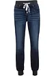 Jeans boyfriend con cinta comoda, vita media, bonprix