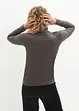 Maglia a maniche lunghe con puro cotone biologico (pacco da 2), bonprix