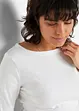 Maglia a maniche lunghe in puro cotone biologico, bonprix