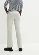 Jeans mid waist tinti, wide leg, bonprix