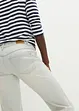 Jeans mid waist tinti, wide leg, bonprix