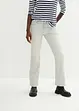 Jeans mid waist tinti, wide leg, bonprix
