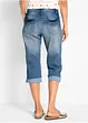 Jeans capri slim fit, vita media, bonprix
