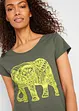 T-shirt in cotone con stampa, bonprix