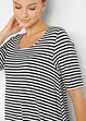 Maglia lunga in misto viscosa, bonprix