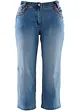 Jeans capri slim fit, vita media, bonprix