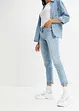 Jeans cropped slim fit, a vita media, bonprix