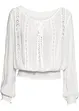 Blusa in morbida viscosa con elastico al fondo, bonprix