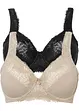 Reggiseno minimizer con spalline imbottite (pacco da 2), bonprix