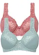 Reggiseno minimizer con spalline imbottite (pacco da 2), bonprix