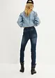 Jeggings skinny con cinta comoda, vita media, bonprix