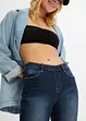 Jeggings skinny con cinta comoda, vita media, bonprix