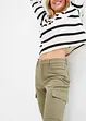 Pantaloni skinny cargo a vita alta, RAINBOW