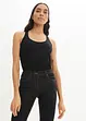 Jeans straight elasticizzati, vita media, bonprix