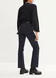 Jeans straight elasticizzati, vita media, bonprix