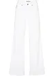 Jeans wide leg elasticizzati, vita media, bonprix