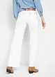 Jeans wide leg elasticizzati, vita media, bonprix