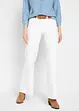 Jeans wide leg elasticizzati, vita media, bonprix