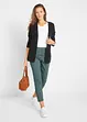 Pantaloni cropped a vita alta, bonprix