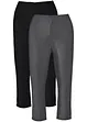 Leggings capri aderenti (pacco da 2), bonprix