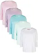 Maglia con maniche a 3/4 (pacco da 5), bonprix