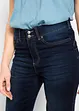 Jeans modellanti bootcut, vita media, bonprix