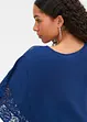Blusa con pizzo, bonprix