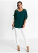 Blusa con pizzo, bonprix
